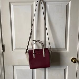Kate Spade maroon purse cross body
